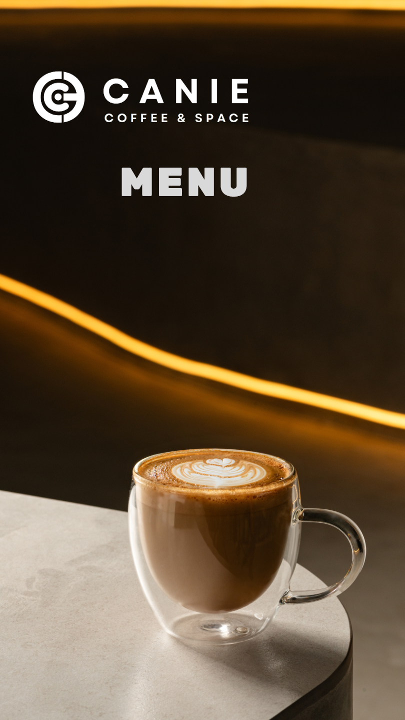 Canie Coffee Menu Page 1